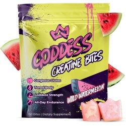 Primal Queen Goddess - Gomitas de creatina, creatina masticable baja en azúcar para mujeres