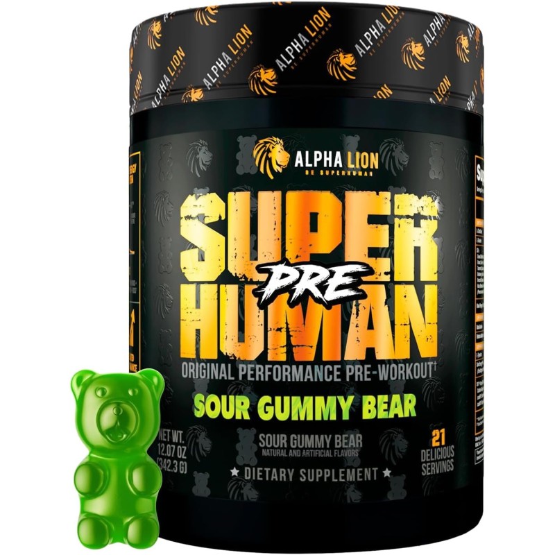ALPHA LION Superhuman - Polvo de preentrenamiento | Suplemento para energia y enfoque ALPHA LION Superhuman - Polvo de preentrenamiento | Suplemento para energia y enfoque