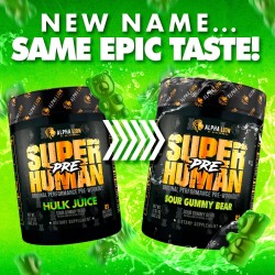 ALPHA LION Superhuman - Polvo de preentrenamiento | Suplemento para energia y enfoque