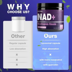 Suplemento NAD - Nicotinamida Riboside Resveratrol