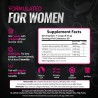 Creatina para mujer – Suplemento de construcción de glúteos con colágeno y BCAA
