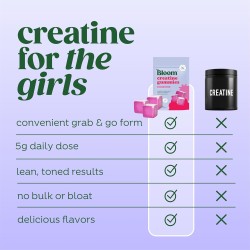 gomitas de creatina sin azúcar para entrenamiento, fuerza, salud cognitiva y apoyo muscular magro, sin gluten y sin OMG, Berry B