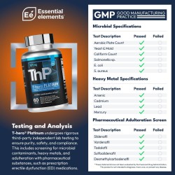 Essential Elements T-Hero Platinum Suplemento de salud masculina