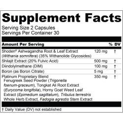 Essential Elements T-Hero Platinum Suplemento de salud masculina