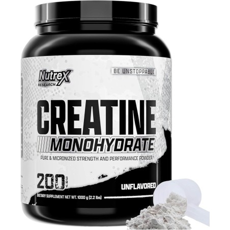 Nutrex Research Monohidrato de creatina micronizada en polvo