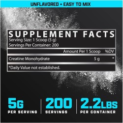 Nutrex Research Monohidrato de creatina micronizada en polvo