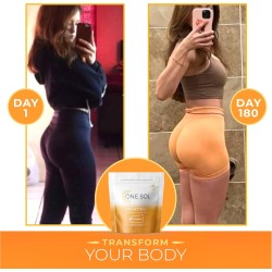 One Sol Creatina para mujer ganancia de glúteos
