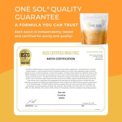 One Sol Creatina para mujer ganancia de glúteos