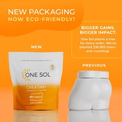 One Sol Creatina para mujer ganancia de glúteos