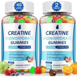 Gomitas de monohidrato de creatina unisex