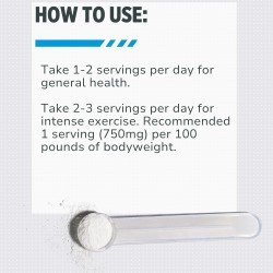 CON-CRET Creatina HCl en polvo | Apoyo de energía muscular, cognitiva y celular