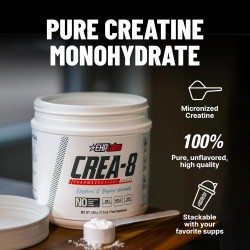 Polvo de monohidrato de creatina micronizada, polvo de creatina sin sabor para crecimiento muscular, mayor fuerza