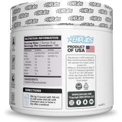 Polvo de monohidrato de creatina micronizada, polvo de creatina sin sabor para crecimiento muscular, mayor fuerza