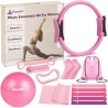 Set pilates de Inicio con Elementos Esenciales de Fitness y Tonificación Compactos, Accesorios Set pilates de Inicio con Elementos Esenciales de Fitness y Tonificación Compactos, Accesorios