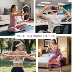 Set pilates de Inicio con Elementos Esenciales de Fitness y Tonificación Compactos, Accesorios