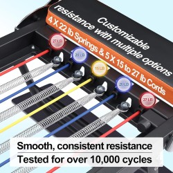 Reformador de pilates, máquina y equipo de pilates plegable Dpiolrcag para uso doméstico y entrenamiento de gimnasio