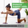 Gaiam Rodilleras de yoga |Cojines de rodillas y codos para yoga Gaiam Rodilleras de yoga |Cojines de rodillas y codos para yoga