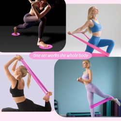 Juego de anillos de pilates esenciales para mujer con anillo de círculo mágico y bola,