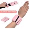 Juego de 2 pesas de silicona ajustables para muñeca y tobillo para mujeres y hombres Juego de 2 pesas de silicona ajustables para muñeca y tobillo para mujeres y hombres