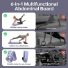 Tabla de pilates plegable con pantalla digital, reformador de pilates portátil 6 en 1 para el hogar y el gimnasio Tabla de pilates plegable con pantalla digital, reformador de pilates portátil 6 en 1 para el hogar y el gimnasio