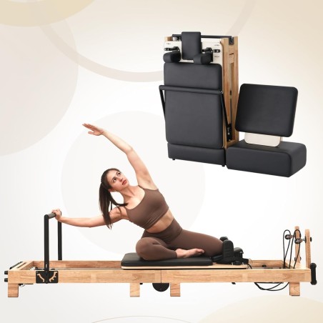Máquinas de Pilates para uso doméstico y en estudio, Equipo de Pilates con cajón de asiento