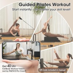 Máquinas de Pilates para uso doméstico y en estudio, Equipo de Pilates con cajón de asiento