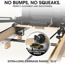 Máquinas de Pilates para uso doméstico y en estudio, Equipo de Pilates con cajón de asiento