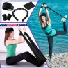 Poen Juego de 18 anillos de pilates para el hogar, juego de anillos de pilates y pelota para mujer Poen Juego de 18 anillos de pilates para el hogar, juego de anillos de pilates y pelota para mujer