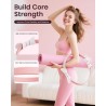 Juego de anillos de pilates para mujer, equipo de pilates de entrenamiento en casa con bandas de resistencia Juego de anillos de pilates para mujer, equipo de pilates de entrenamiento en casa con bandas de resistencia