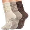 Calcetines de pilates de agarre para mujer, calcetines de yoga con agarre para barre entrenamiento, hospital, calcetines largos Calcetines de pilates de agarre para mujer, calcetines de yoga con agarre para barre entrenamiento, hospital, calcetines largos