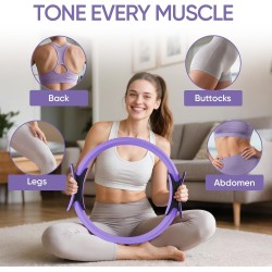 Kit de Pilates para Mujer, Equipo de Pilates, Set de Aros y Pelotas