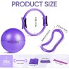 Kit de Pilates para Mujer, Equipo de Pilates, Set de Aros y Pelotas Kit de Pilates para Mujer, Equipo de Pilates, Set de Aros y Pelotas