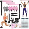 Kit de barra de pilates con bandas de resistencia