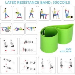 Juego de pilates – Equipo de pilates para el hogar para mujer, kit con anillo de pilates mágico y juego de pelotas, bandas de re