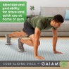 Gaiam Core - Discos deslizantes de entrenamiento de doble cara para alfombra y piso de madera dura Gaiam Core - Discos deslizantes de entrenamiento de doble cara para alfombra y piso de madera dura