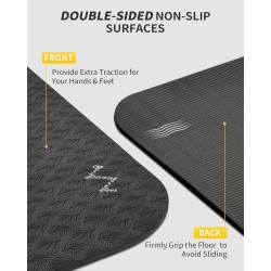 CAMBIVO Tapete de yoga grande | Impermeable y duradera