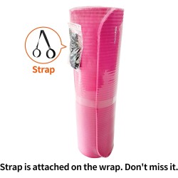 Amazon Basics - Tapete de yoga extragrueso de 1/2 pulgada