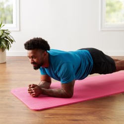 Amazon Basics - Tapete de yoga extragrueso de 1/2 pulgada