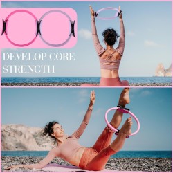 Poen Juego de anillos de pilates y pelota para mujer