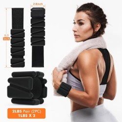 Pesas de muñeca | Pesas de tobillos o muñecas ajustables