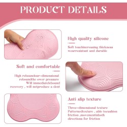 Paquete de 2 cojines de yoga para rodillas y codos, espuma extra gruesa para rodillas