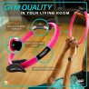 URBNFit - Anillo de pilates de 12 pulgadas con doble agarre, almohadillas de espuma para entrenamiento interior del muslo URBNFit - Anillo de pilates de 12 pulgadas con doble agarre, almohadillas de espuma para entrenamiento interior del muslo
