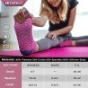 Calcetines de yoga antideslizantes con agarres para pilates