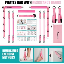 Kit de barra de pilates | Kit completo de barra y bandas para pilates