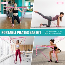 Kit de barra de pilates | Kit completo de barra y bandas para pilates