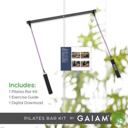 Gaiam Restore Kit de reformador de barra de pilates