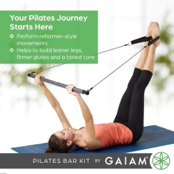 Gaiam Restore Kit de reformador de barra de pilates