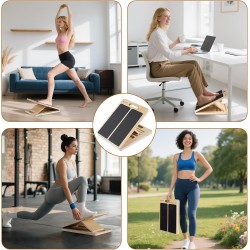 Tabla inclinada ajustable para estiramiento de pantorrillas