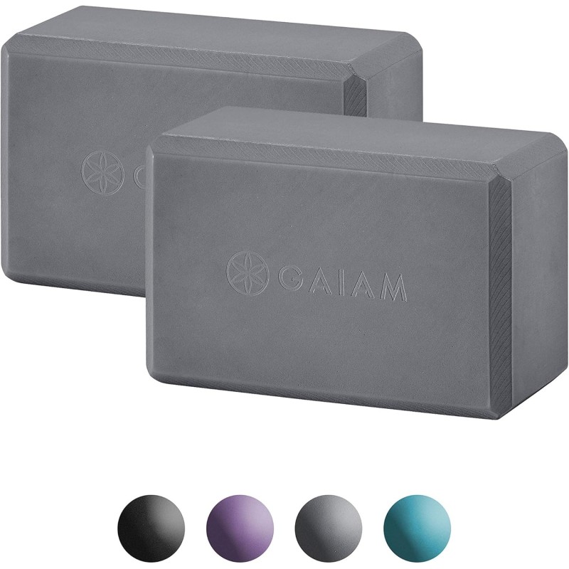 Gaiam - Bloque de EVA | Bloque EVA para Yoga, pilates y equiilibrio Gaiam - Bloque de EVA | Bloque EVA para Yoga, pilates y equiilibrio