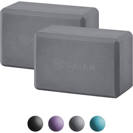 Gaiam - Bloque de EVA | Bloque EVA para Yoga, pilates y equiilibrio